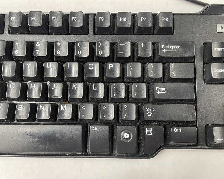 Dell L100 Keyboard U011 with USB Cable Lot of 4