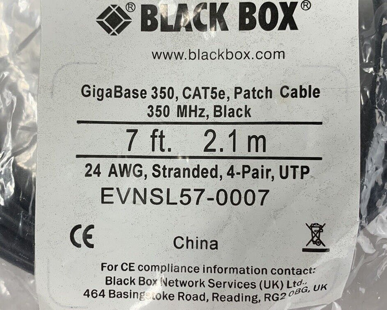 Black Box EVNSL57-0007 GigaBase 350 CAT5E 350 Mhz (Lot of 4)