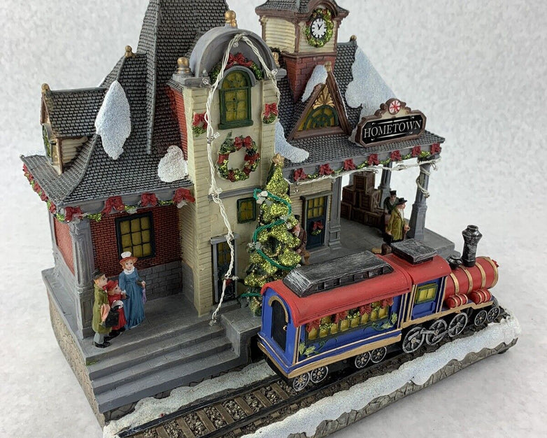 Vintage Hometown Timeless Moments Christmas Train Station