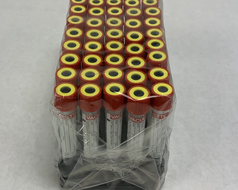 Vacuette 456073P 5ml CAT Serum Sep Clot Activator 13x100 50pcs Non-Ridged Tubes