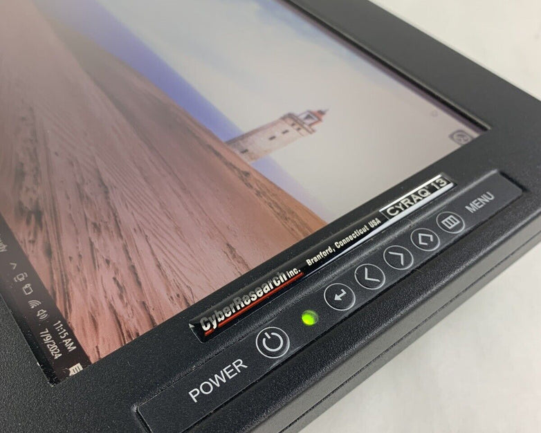 Cyber Research CRBF 13A-TCU-DB CYRAQ 13 High Resolution 13" LCD Touch Monitor