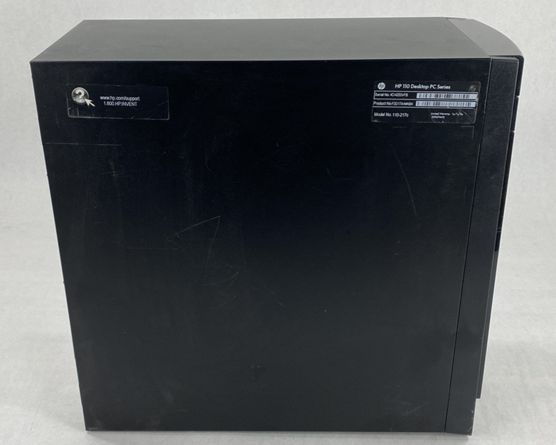 HP 110-217C MT AMD A4-5000 1.50GHz 4GB RAM No HDD No OS No Power Supply