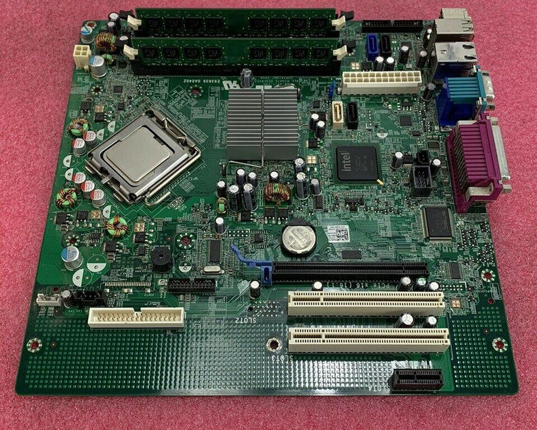 Dell OG214D Motherboard Intel Core 2 Duo E8400 3.00GHz 2GB RAM w/ Shield