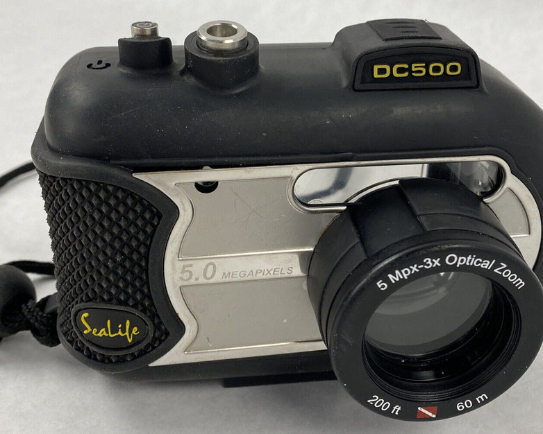 SeaLife DC500 Underwater Camera Case Weatherproof Shell Black