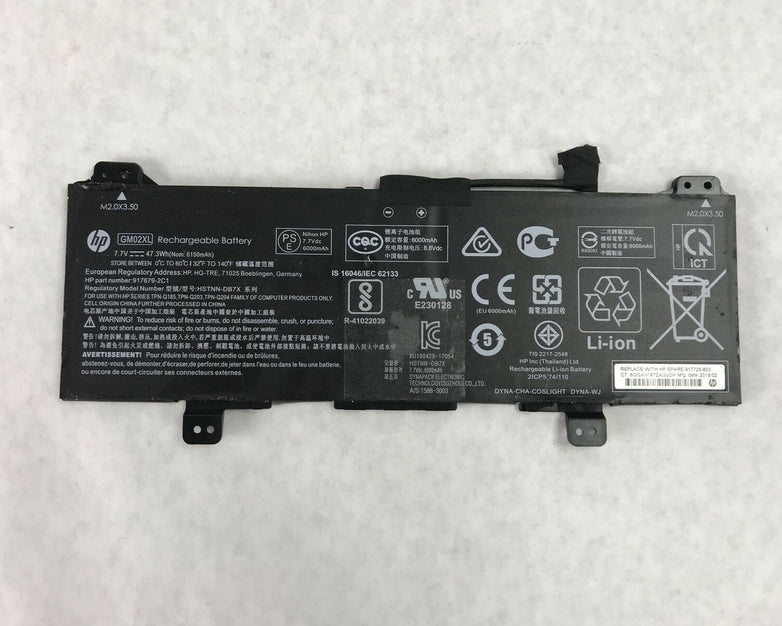 HP GM02XL Rechargeable Laptop Battery 917679-2C1