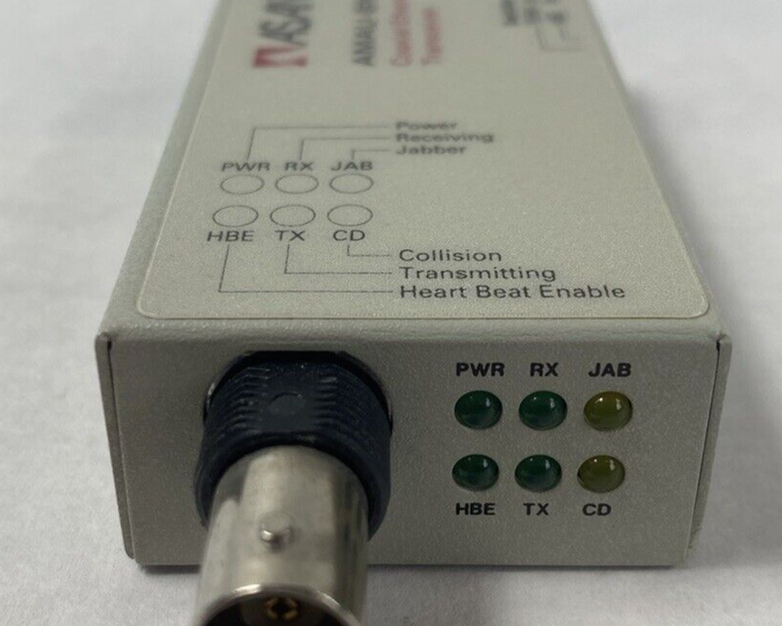 Asanté AMAU-BNC Coaxial Ethernet Transceiver Untested