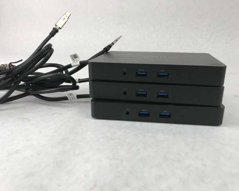 Dell K17A WD15 Docking Station Thunderbolt USB-C - Plug Cover Missing (Lot of 3)