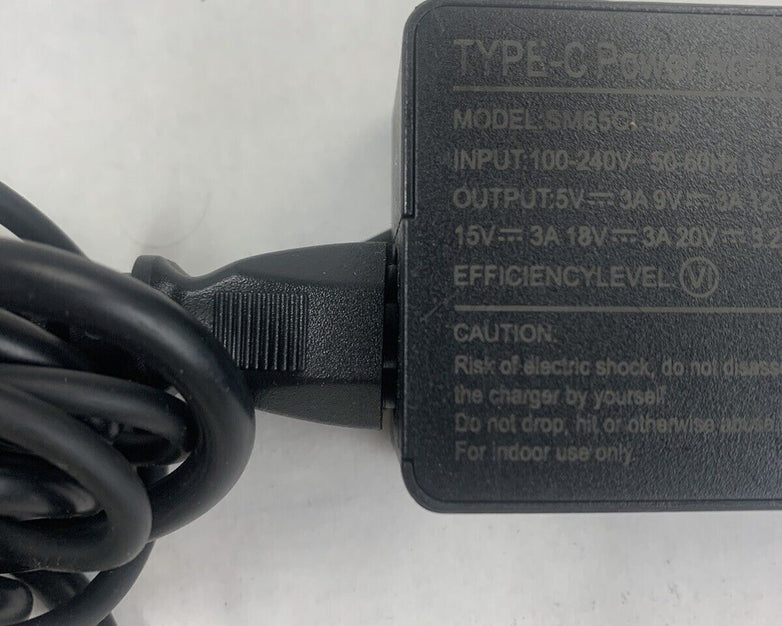 Lot of 2 SM65CL-02 Type C Power Adapter 65W