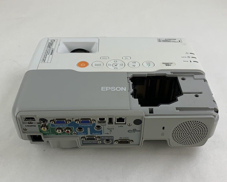 Epson H382F LCD Projector - No Lamp and No Remote (Parts and Repair)