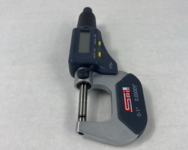 SPi Mechanical IP54 0-1" 0.00005" Outside Micrometer Untested
