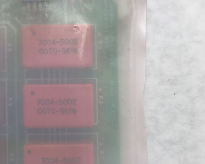 6 Channel Selector MC000396-01 Rev E Card (Lot of 9)
