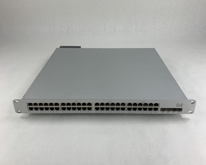 Cisco Meraki MS350-48FP-HW 48-Port PoE+ Ethernet Switch Tested Reset Port 25 Bad