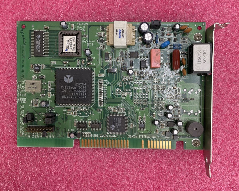 Digicom System Inc Modem Blaster Flash 56 210-05600 Rev D5