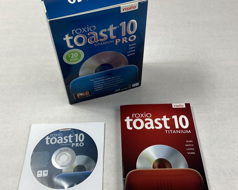 Open Box Roxio Toast 10 Titanium Pro For Mac