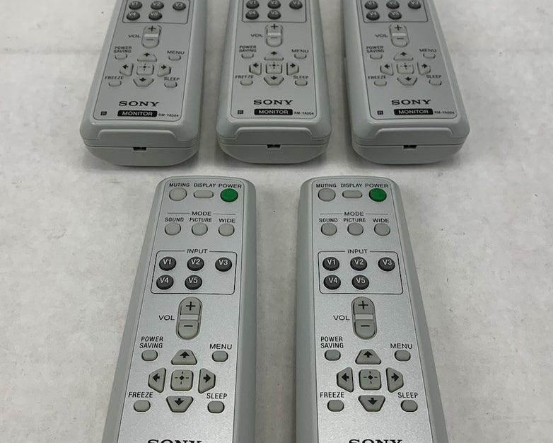 Sony RM-YA004 Monitor Remote (Lot of 5)