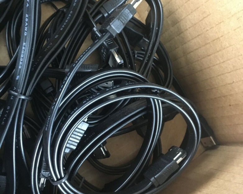 Crimping 2 FT eSATA External Serial ATA Data Hard Drive Cable Black Lot of 42