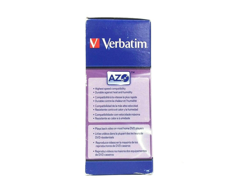 10 Pack DVD+R Recordable Verbatim 120 Min 4.7GB/16x In Jewel Case (Lot of 3)