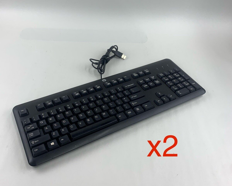 HP 672647-003 Wired Keyboard (Lot of 2)