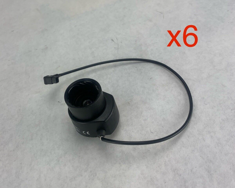 Lot of 6 Computar 2.9-8.2mm 1:10 1/3" Camera Lens For Parts or Repair