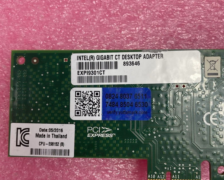 INTEL EXPI9301CT Gigabit CT Desktop Adapter