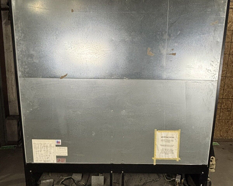 Federal Industries RSSM678R-3 Black 71" Self Serve Four Shelf Air Curtain Powers