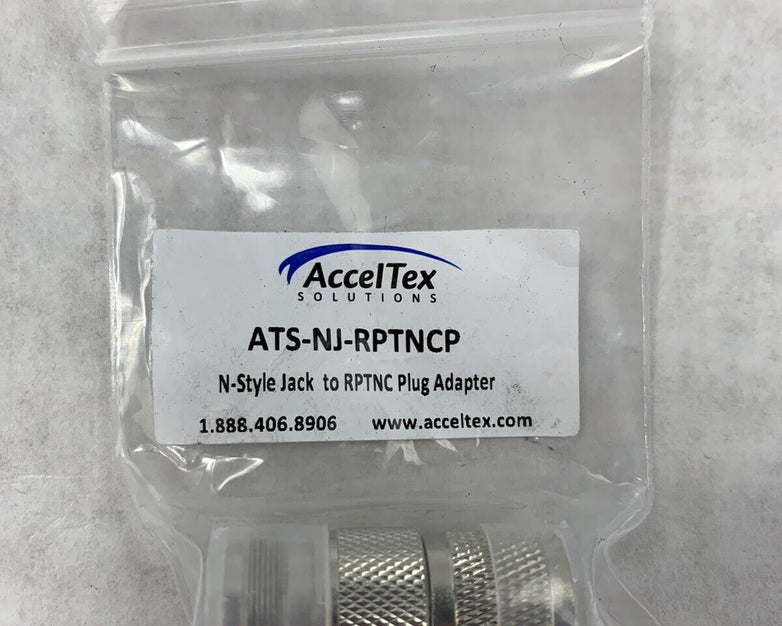 Lot of 6 AccelTex N-Style Bulkhead Jack to Plug Arrestor ATS-NJ-RTPNCP