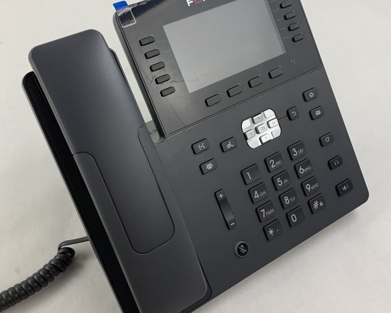 Fortinet FortiFone 480 FON-480 High end IP Phone W/ Handset and Stand Reset
