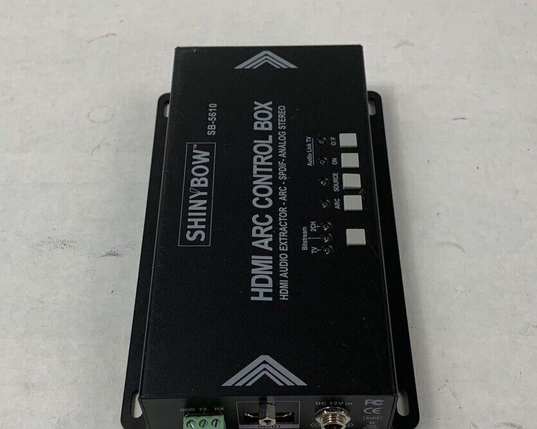 Shinybow SB-5610 HDMI Audio Extractor-ARC-SPDIF-Analog Stereo Control Box