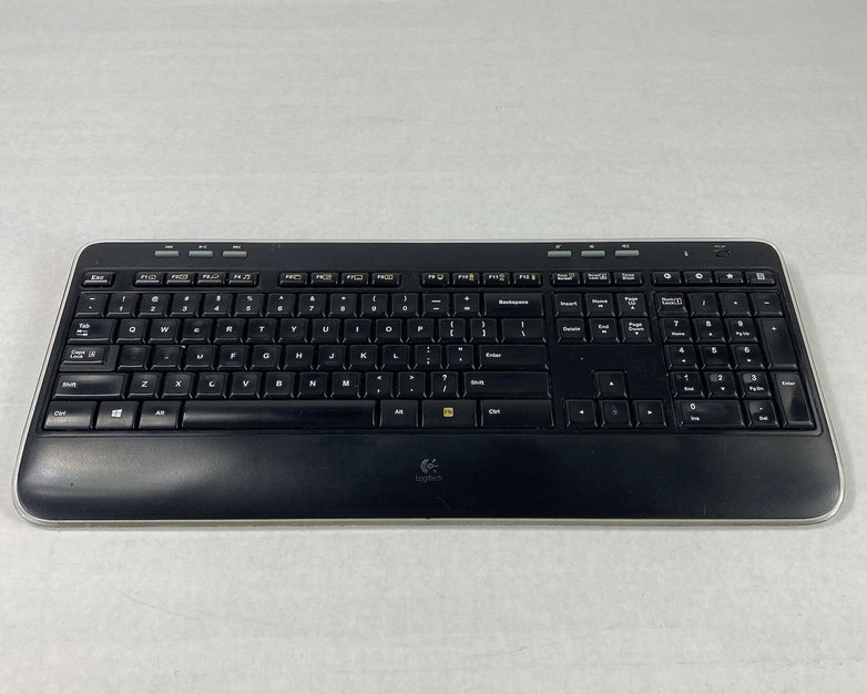 Logitech K520 Y-R0012 Wireless Keyboard No USB Dongle Power Tested - Lot of 4