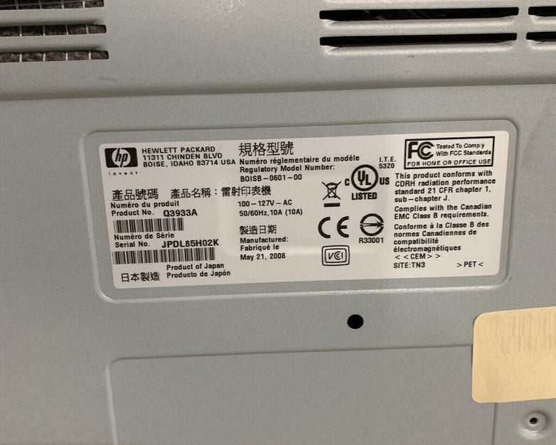 HP CP6015x Color LaserJet Printer Q3933A Tested