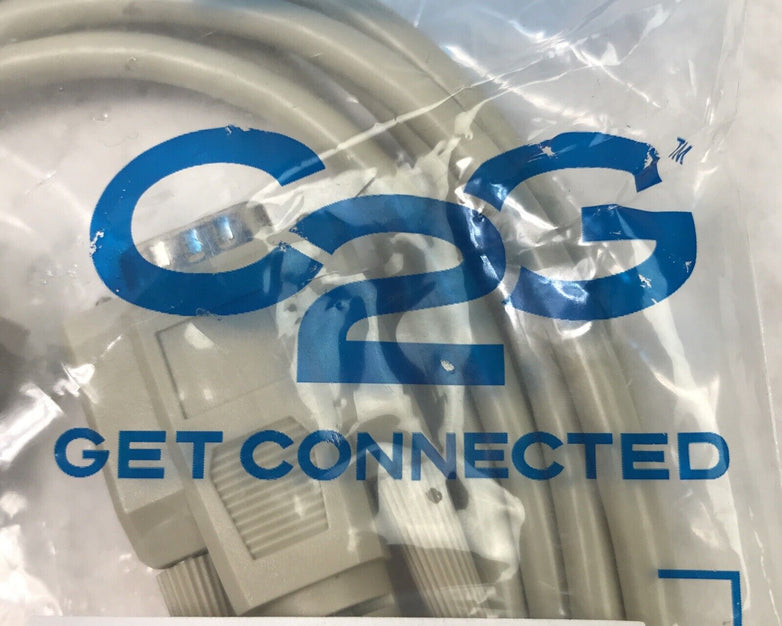 (NEW) C2G 10FT ECONO HD15 M/M SVGA MONITOR CBL (Lot of 4)