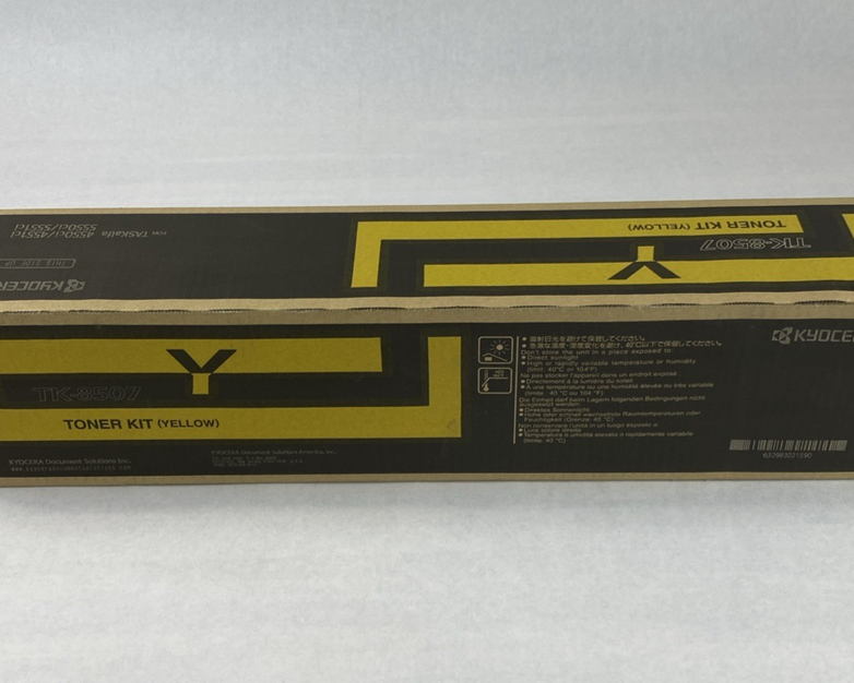 Kyocera TK-8507Y Yellow Toner Cartridge OEM Sealed