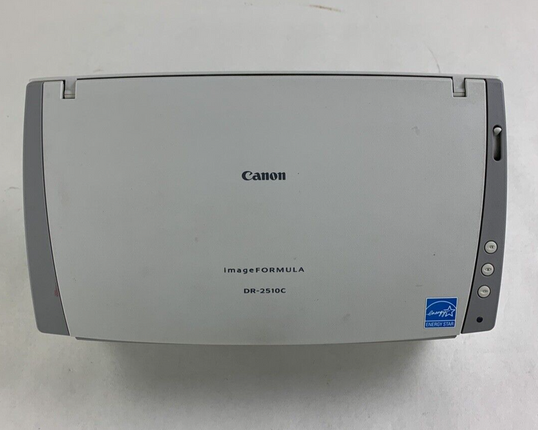 Canon DR-2510C M11064 Pass Through Document Scanner Tested No Power Supply