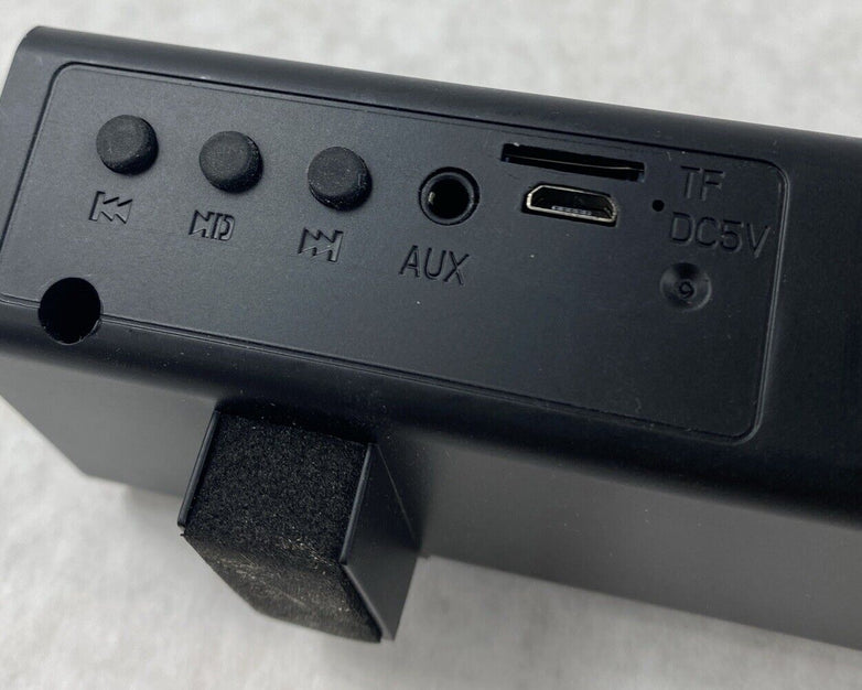 Elegant SR100 Bluetooth Portable Soundbar Speaker Tested with Microphone