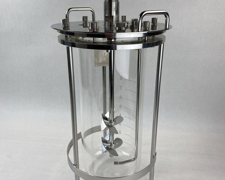 Sartorius 8L Liter Glass Vessel Bioreactor