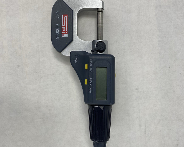 SPi Mechanical IP54 0-1" 0.00005" Outside Micrometer Untested