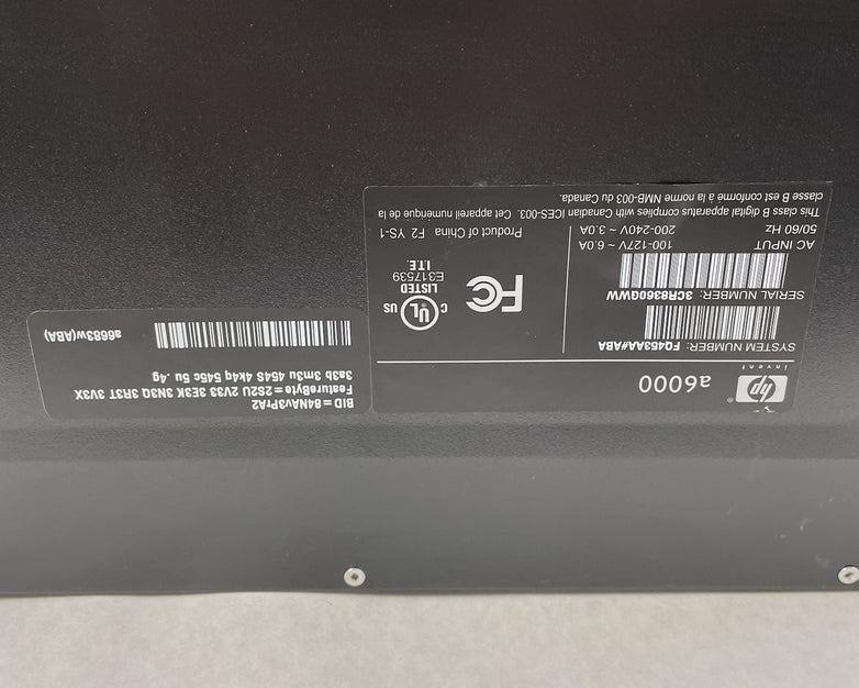 HP Pavilion A6683W AMD Sempron 2200 2.0 GHz 2 GB Ram No HDD No OS