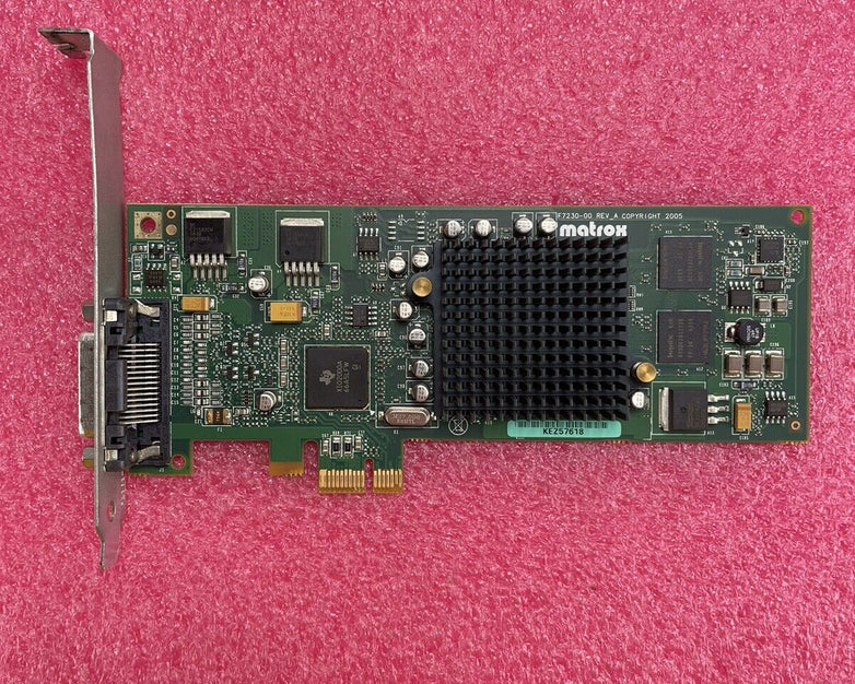 MATROX F7230-00 Rev-A PCI-Express DVI Graphics Card G55-MDDE32LPDF