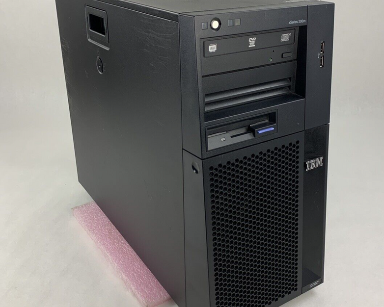 IBM xSeries 206m Server 1x Pentium 4 3.2 GHz 1 GB Ram No OS No HDD
