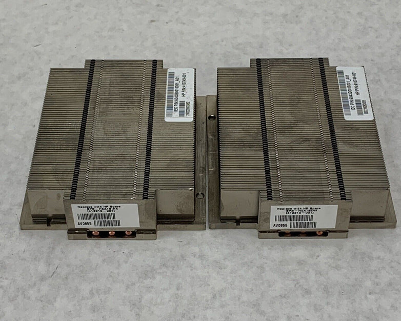 HP 412210-001 HP Server Heatsink for Proliant DL360 DL165 G5 Lot of (2)