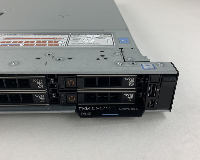 Dell PowerEdge R440 2x Xeon Silver 4110 2.1 GHz 128 GB RAM No HDD NO OS