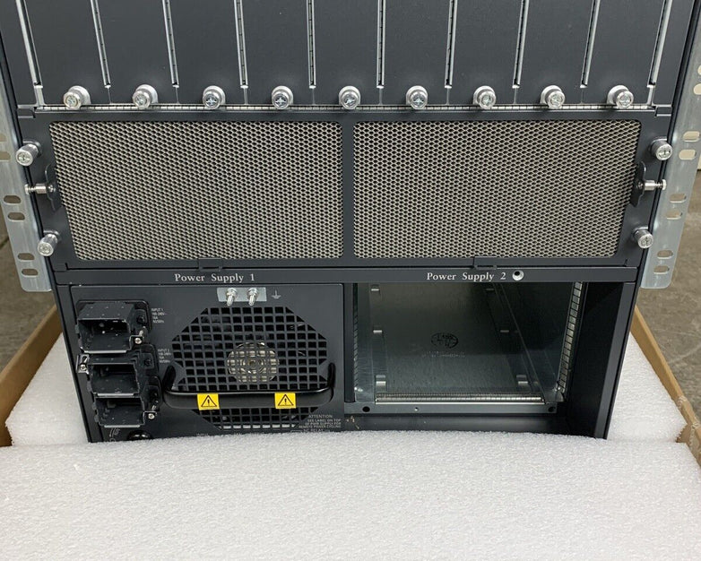 Cisco WS-C6509-V-E Genuine Chassis W/ 1x Power Supply Box Opened No Faceplate