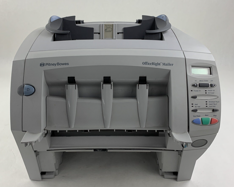 Pitney Bowes DI200 Folder Inserter Envelope Mailing Machine Missing Trays Powers