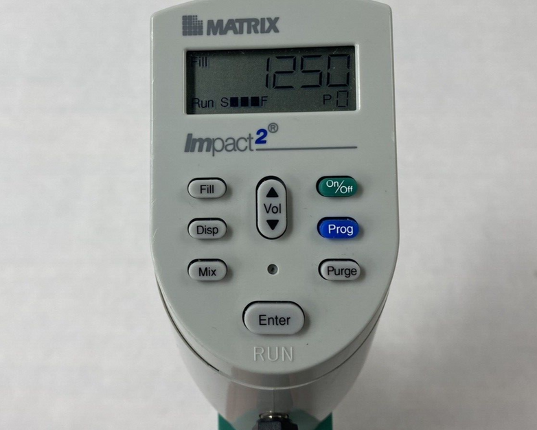 Matrix Impact 2 1250 uL 8-Channel Electronic Pipette Power Tested