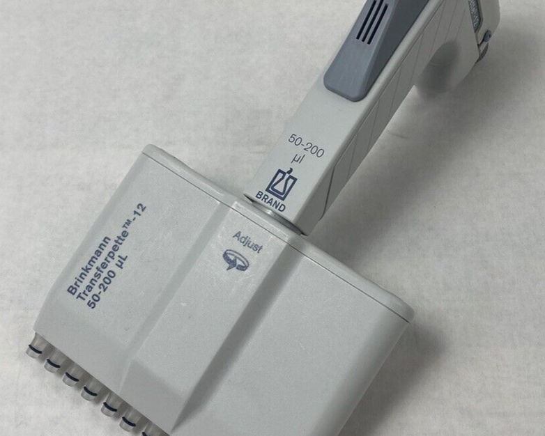 Brinkmann Transferpette-12 50-200 uL 12-Channel Pipette