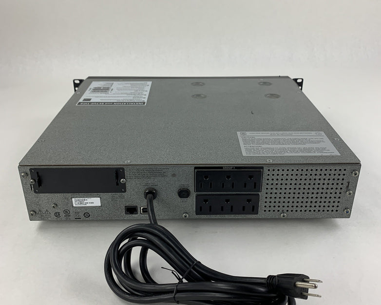 APC SMT750RM2U Line Interactive SmartUPS Power Supply Tested No Battery No Caddy