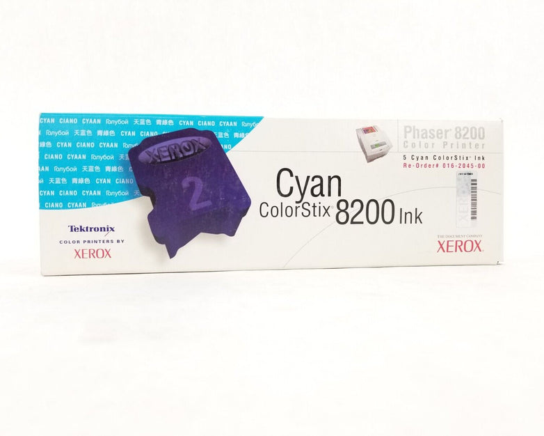Xerox Phaser 8200 Cyan ColorStix Ink Color Printer 016-2045-00 5pk
