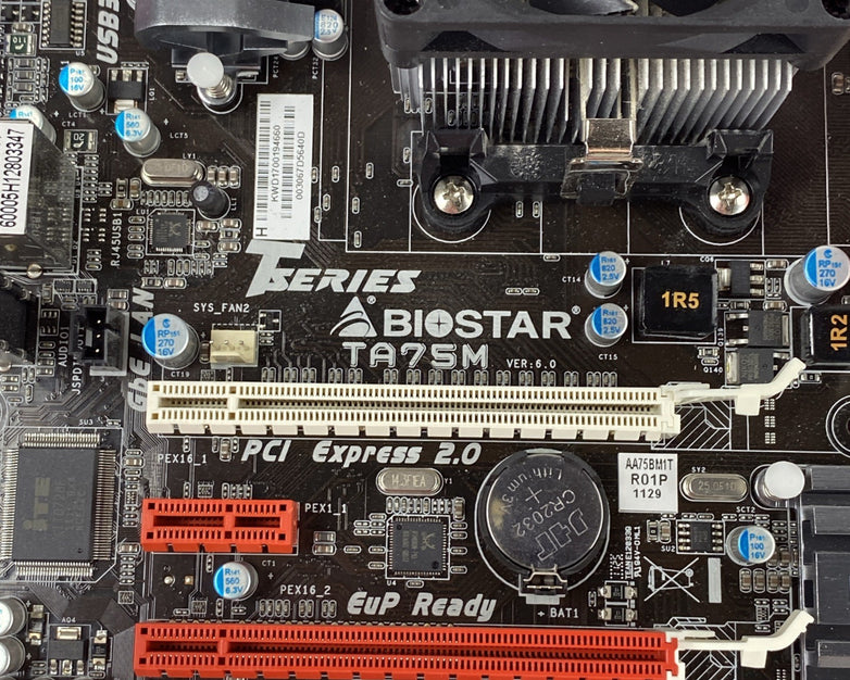Biostat TA75M Motherboard AMD A8-3870 3.00 GHz 3GB RAM w/ Shield