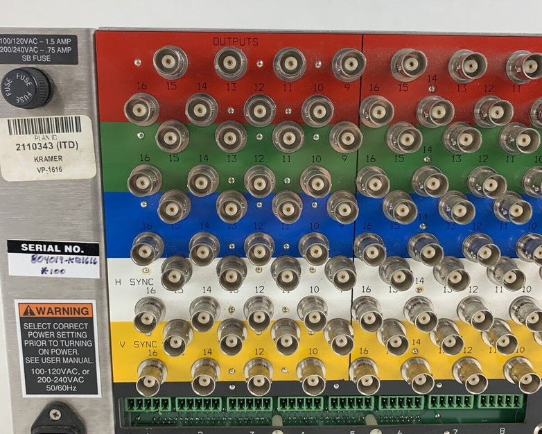 Kramer VP-1616 Routing Switcher Tested