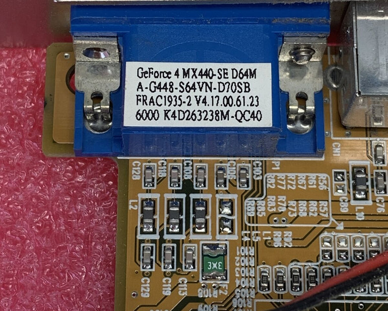 Chaintech GeForce 4 MX440-SE D64M Graphics Card